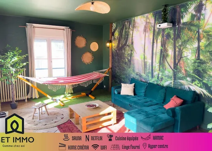 Jungle Urbain- Sauna - Cine - Hamac - Hyper Centre