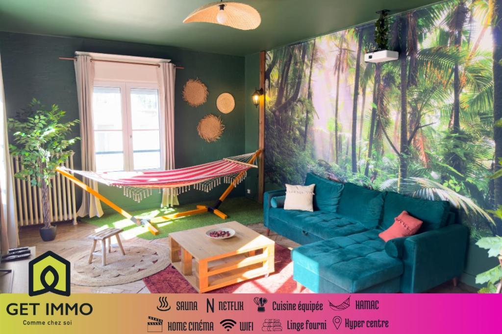 Jungle Urbain- Sauna - Cine - Hamac - Hyper Centre Appartement Amiens